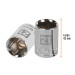 Dado de 21 mm, 6 puntas, cuadro 1/2", TRUPER