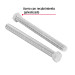 Bolsa con 10 tornillos 7/16" x 5" tipo máquina, FIERO