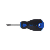 Desarmador de cruz 1/4" x 1-1/2" mango Comfort Grip, PRETUL