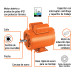 Motor eléctrico monofásico de 1 1/2 HP, alta velocidad