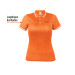 Playera polo performance para mujer, naranja, M, TRUPER
