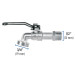 Llave de esfera de zinc 1/2", 110 g, s/adaptador, BASIC