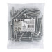 Bolsa con 50 tornillos 1/4" x 2-1/2" tipo máquina, FIERO