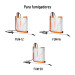 Varilla naranja XP para fumigadores FUM-12, 16 y 20, TRUPER