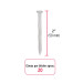 Blíster con 20 clavos galvanizados para concreto 2", FIERO