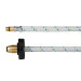 Manguera pigtail, aluminio, 7/16" x 7/8", 55 cm, FOSET