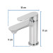 Monomando corto para lavabo, cromo, FOSET RIVIERA