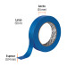 Cinta masking tape azul de 1" x 50 m para pintor, TRUPER