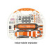 Herramienta rotativa 135W con 211 accesorios, TRUPER PRO