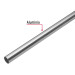 Tubo redondo de 3.0 m en aluminio para closet, HERMEX