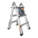 Multiescalera telescópica, 3.2 m, capacidad de carga 150 kg