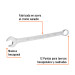 Llave combinada extralarga 1-1/4" x 428 mm de largo, EXPERT