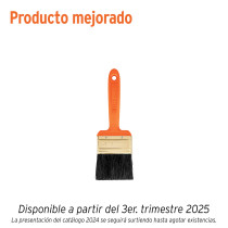 Brocha profesional de 2-1/2" con mango de plástico, TRUPER