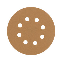 Paquete con 5 discos de lija 5" grano 120, 8 perforaciones