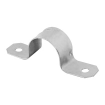 Bolsa c/10 abrazaderas tipo omega 3/4" p/tubo pared delgada