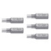 Estuche con 5 puntas hexagonales de 4 mm largo 1", EXPERT