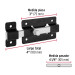 Pasador de barra plana 3", negro, HERMEX