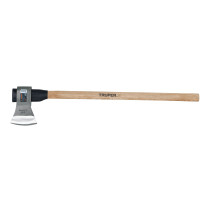 Hacha labor entera 3 lb, mango de madera 36", TRUPER