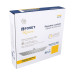 Regadera plato cuadrado 12" sin brazo, cromo, FOSET RIVIERA