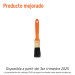 Brocha profesional de 1" con mango de plástico, TRUPER