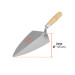 Cuchara para albañil 10" forjada tipo Filadelfia, TRUPER