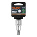 Dado punta corta bristol M10, cuadro 1/2", TRUPER