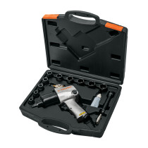 Kit de llave (pistola) de impacto 1/2" ind, estuche plástico