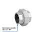 Tuerca unión 1-1/2" acero galvanizado, FOSET