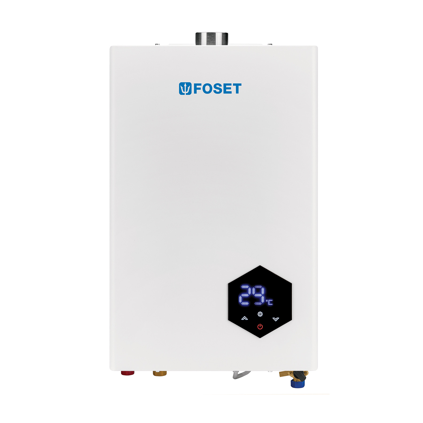 Calentador instantáneo modulante, 16L, 3 serv, gas LP, FOSET