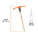 Talacho-pico 5 lb, mango de madera 36", TRUPER