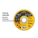 Disco abrasivo de corte preciso metal 4-1/2" x 1.2 mm PRETUL