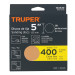 Paquete con 5 discos de lija 5" grano 400, ciegos, TRUPER