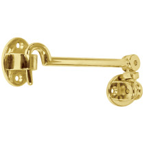 Gancho latonado para puerta, HERMEX