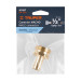 Conector 1/2" macho de aluminio, TRUPER