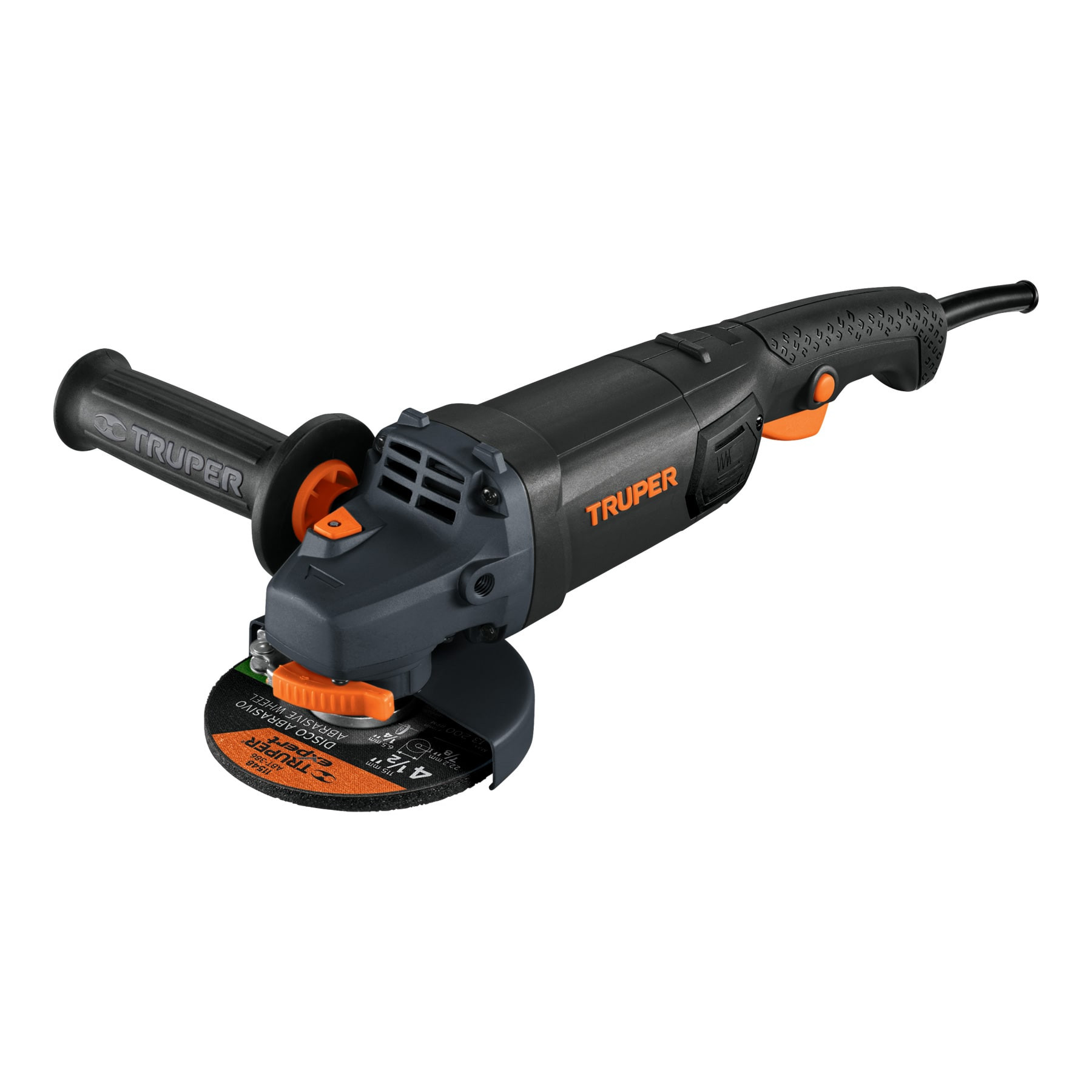 Esmeriladora angular 4-1/2", 1250W, TRUPER INDUSTRIAL