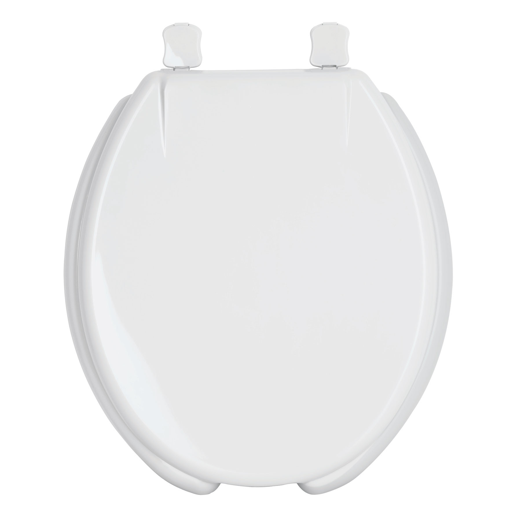 Asiento redondo para WC, abierto, blanco, AQUA