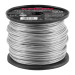 Metro de cable rígido 1/16" acero 7x7 recubierto PVC, 75 m