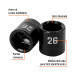 Dado de impacto de 26 mm, 6 puntas, cuadro 1/2", TRUPER