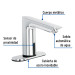 Llave con sensor para lavabo, FOSET