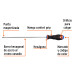 Desarmador de cruz 1/8" x 8" mango Comfort Grip, TRUPER