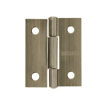 Bisagra rectangular 1-1/2" latón antiguo, HERMEX