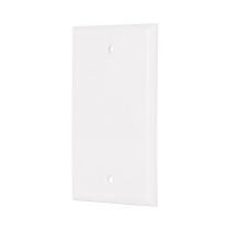 Placa de ABS ciega, Standard, blanco, VOLTECK