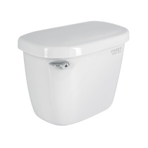 Tanque bajo de porcelana con accesorios, blanco, FOSET