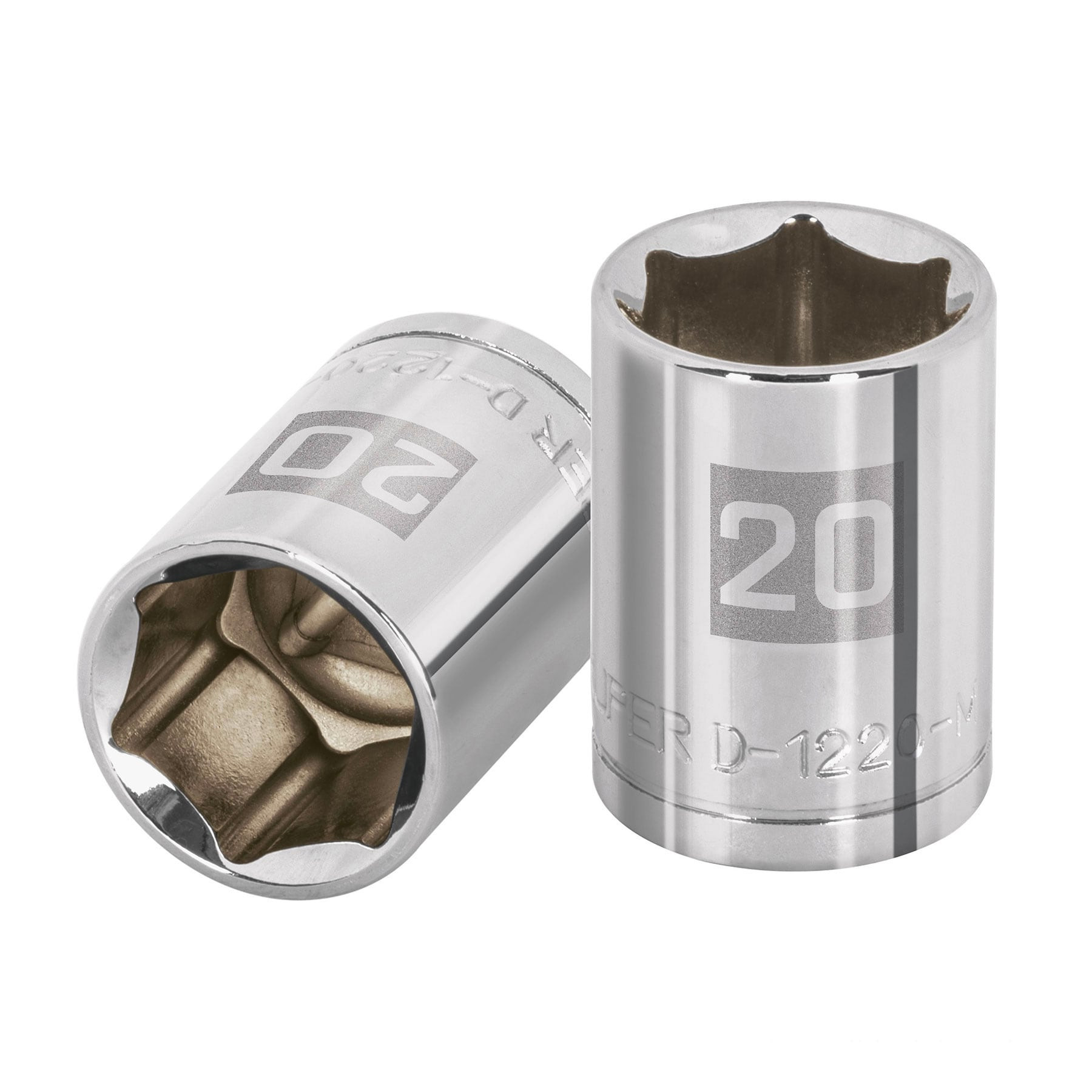 Dado de 20 mm, 6 puntas, cuadro 1/2", TRUPER