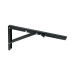 Ménsula plegable de acero negra 8" x 16", FIERO