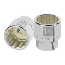 Dado de 1-9/16", 12 puntas, cuadro 3/4", TRUPER
