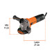 Esmeriladora 4-1/2" 800 W, 5 discos de corte y 6 desbaste