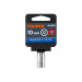 Dado de 10 mm, 12 puntas, cuadro 1/4", TRUPER