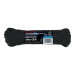 Piola de nylon paracord de 4mm x 30m negro, madeja, FIERO