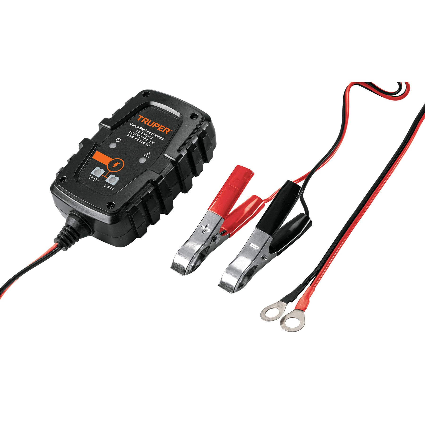 Cargador / mantenedor de 1 A para baterías de 6/12V, TRUPER